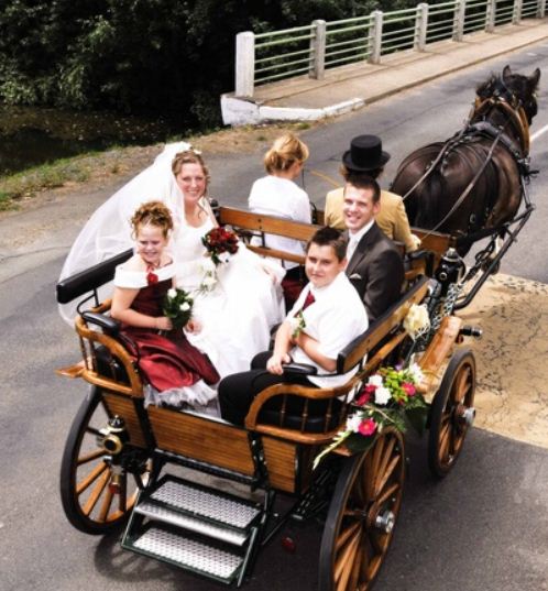 Location de calèche, cérémonie, mariage